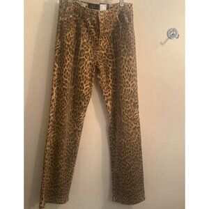 Roberto Cavalli Leopard Print Pants